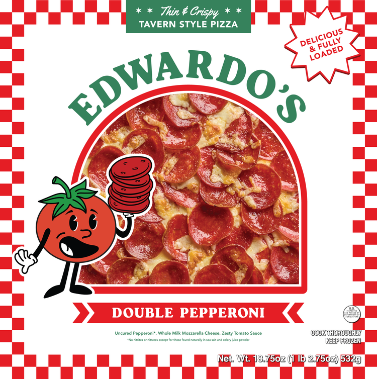 Edwardo's Double Pepperoni frozen pizza